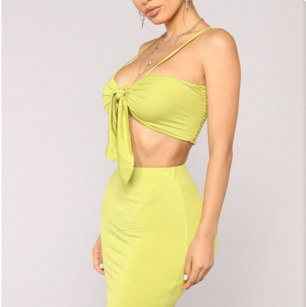 Lime green fashionova piece